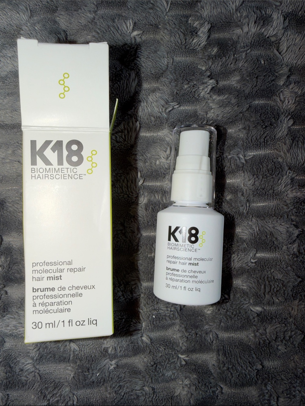 K18 Professional Molecular Repair Hair Mist - White